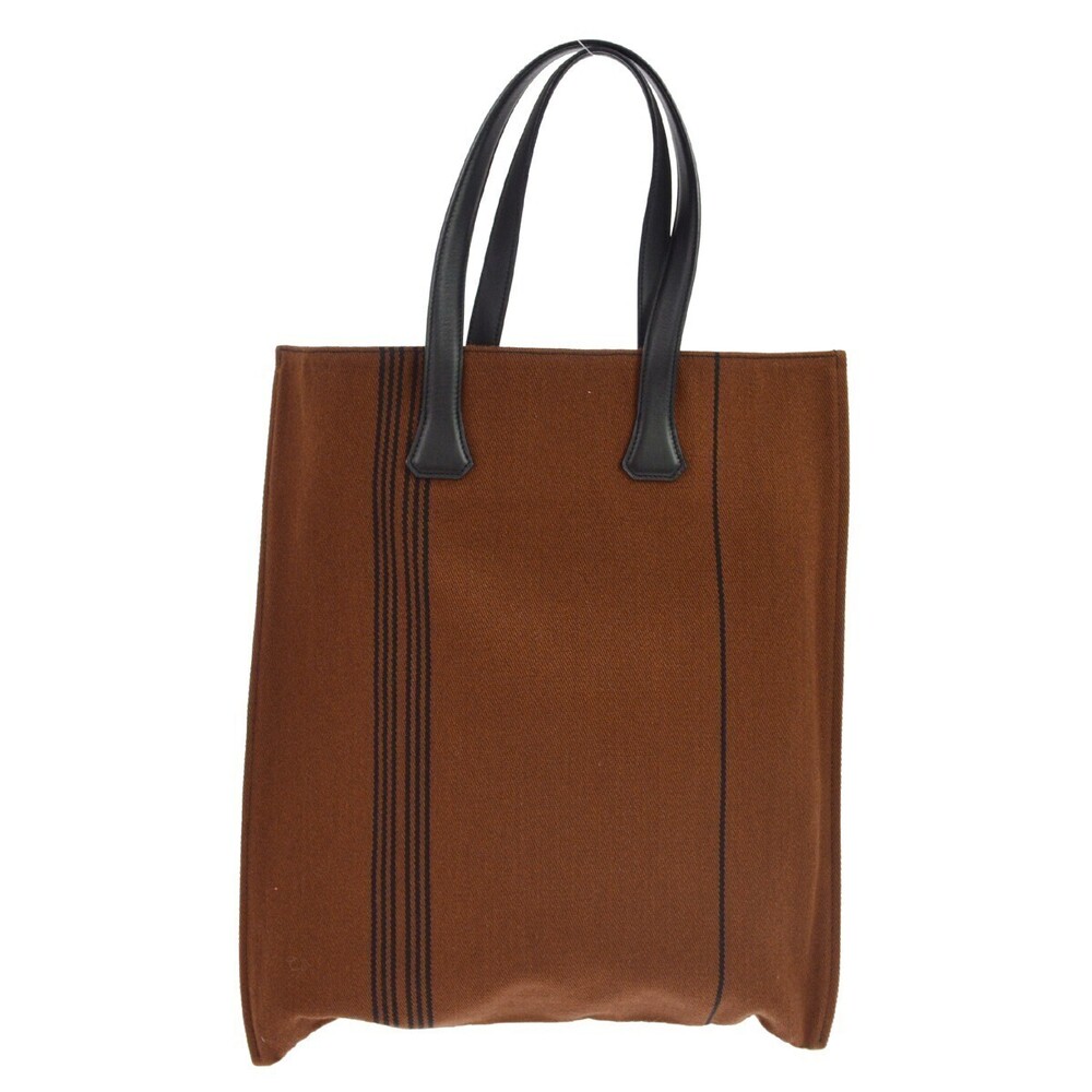 Hermes Calicut Cabas Ribbed Canvas with Leather